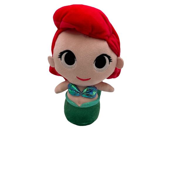 Disney Little Mermaid Ariel Ursula Flounder Plush Beanbag Set Stuffed Animal - Picture 2 of 13